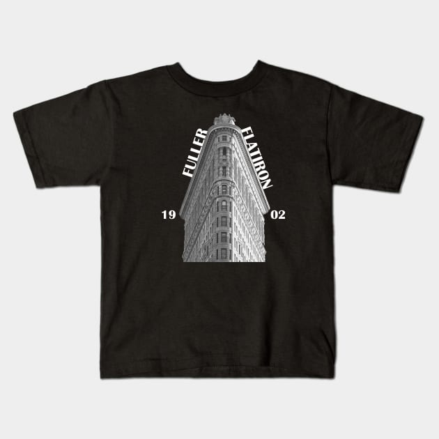 The Flatiron Building,1902, New York City Kids T-Shirt by SLGA Designs